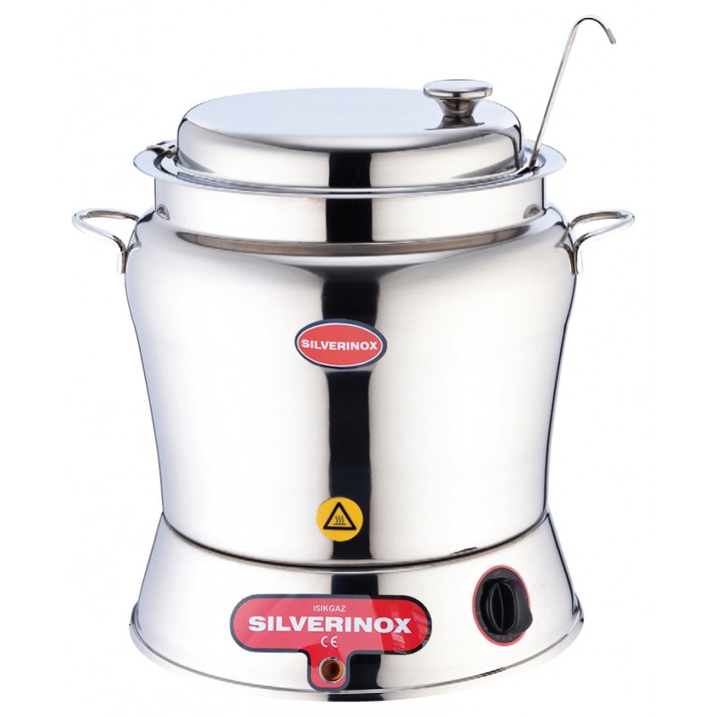 Soup warmer 9 Liter inox